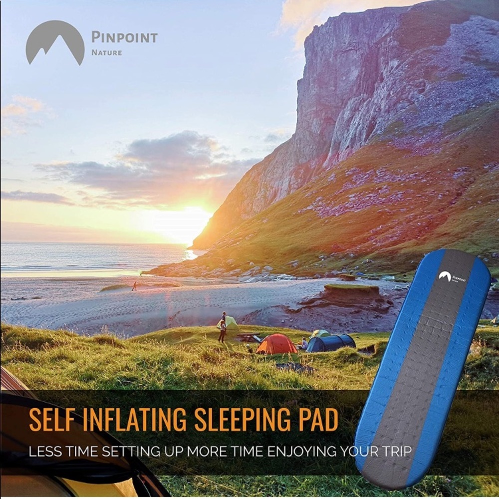 Self Inflating Sleeping Pad for Camping - Effortless Inflating - Picture 2 of 6